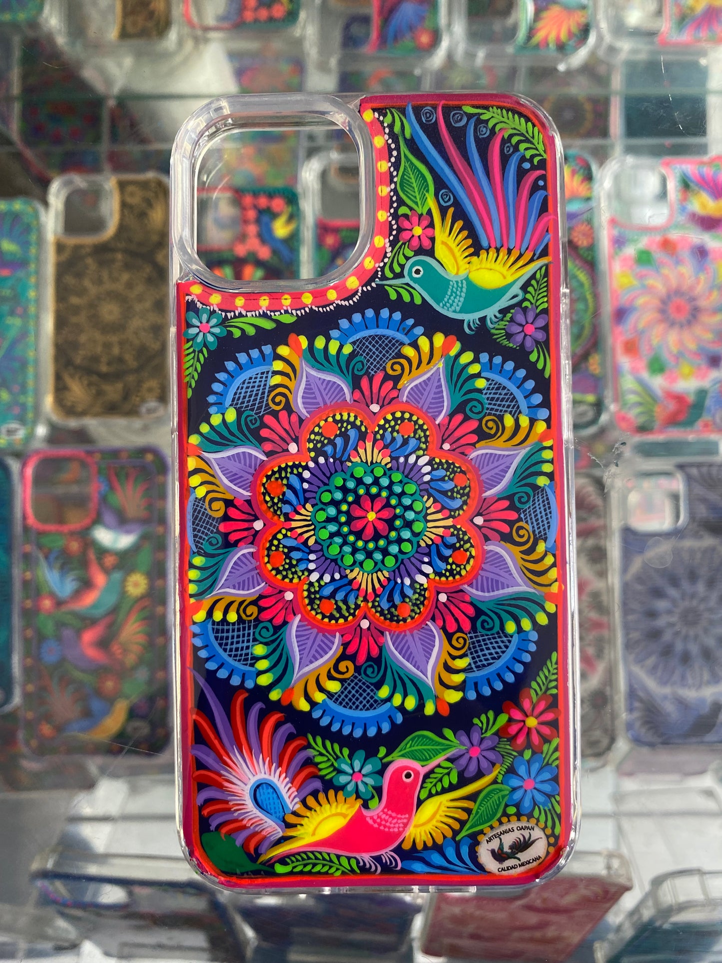 Mándala fluorescente para iPhone