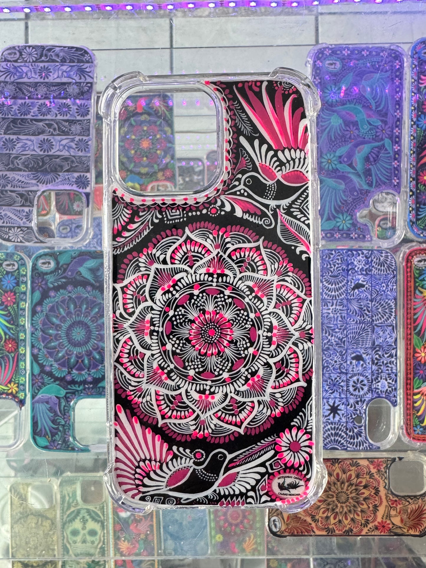 Mándala flor de loto funda para iPhone
